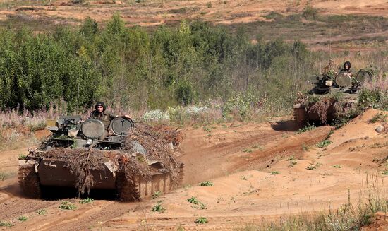 Russian-Serbian military drill in Leningrad Region
