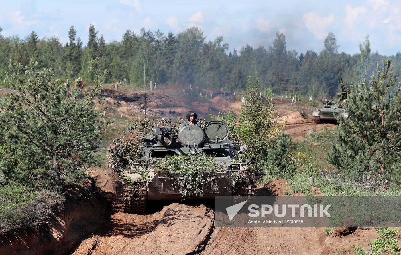 Russian-Serbian military drill in Leningrad Region