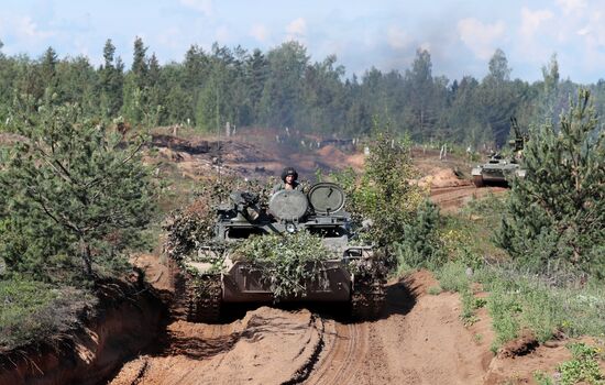 Russian-Serbian military drill in Leningrad Region