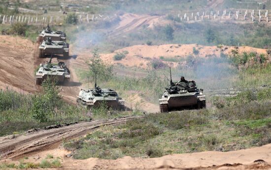 Russian-Serbian military drill in Leningrad Region