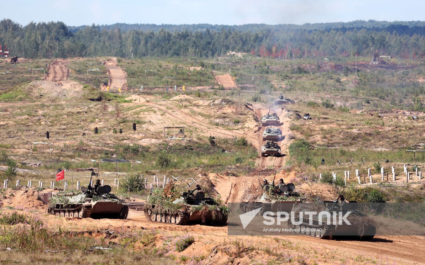 Russian-Serbian military drill in Leningrad Region