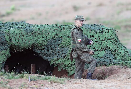 Russian-Serbian military drill in Leningrad Region