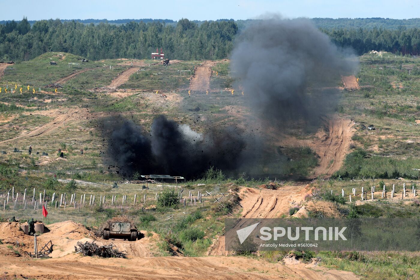 Russian-Serbian military drill in Leningrad Region