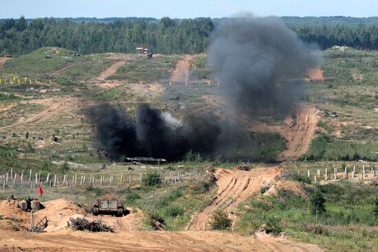Russian-Serbian military drill in Leningrad Region