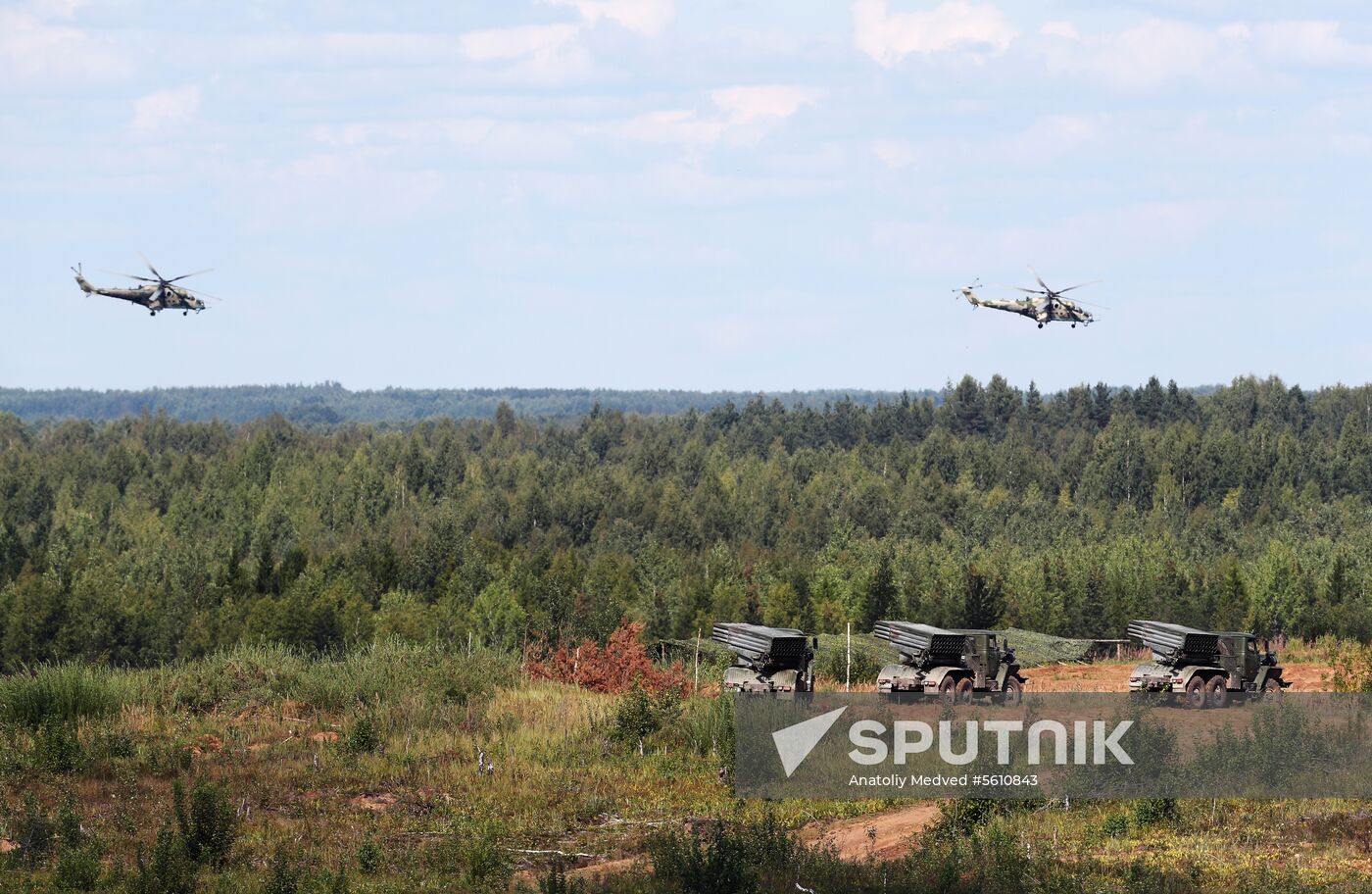 Russian-Serbian military drill in Leningrad Region