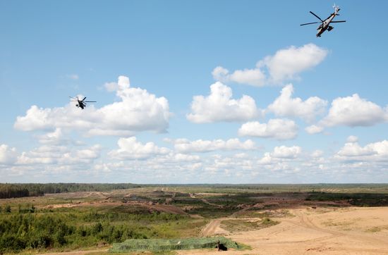 Russian-Serbian military drill in Leningrad Region