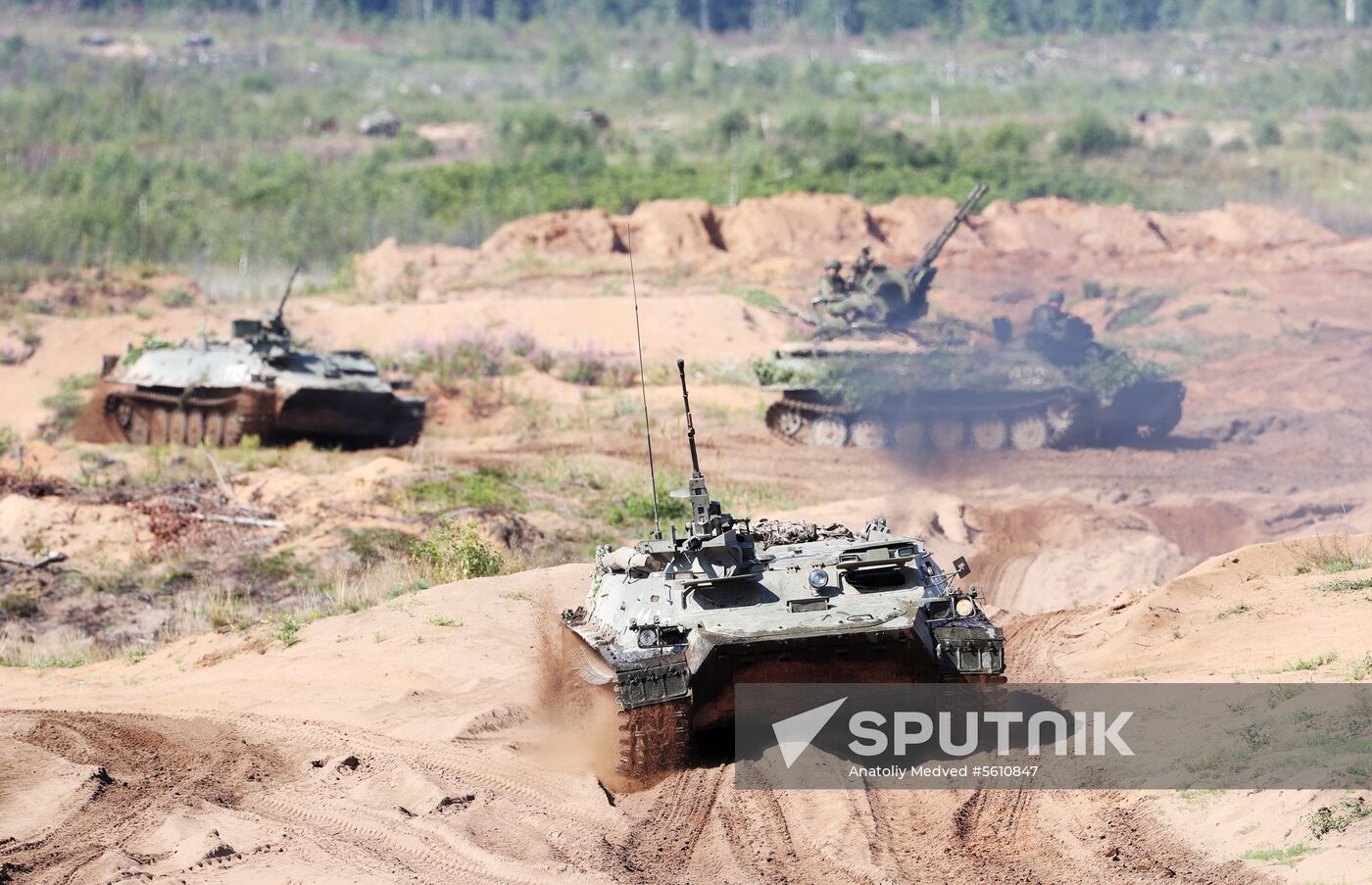 Russian-Serbian military drill in Leningrad Region