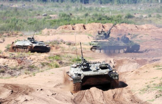 Russian-Serbian military drill in Leningrad Region