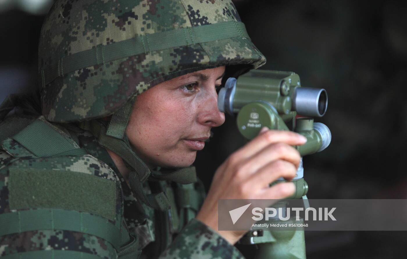 Russian-Serbian military drill in Leningrad Region