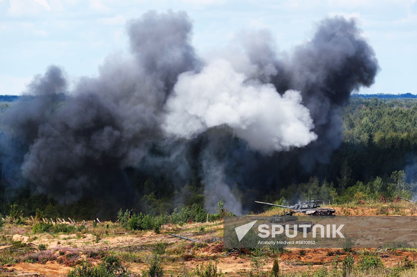 Russian-Serbian military drill in Leningrad Region