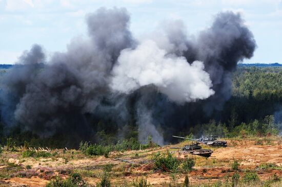 Russian-Serbian military drill in Leningrad Region
