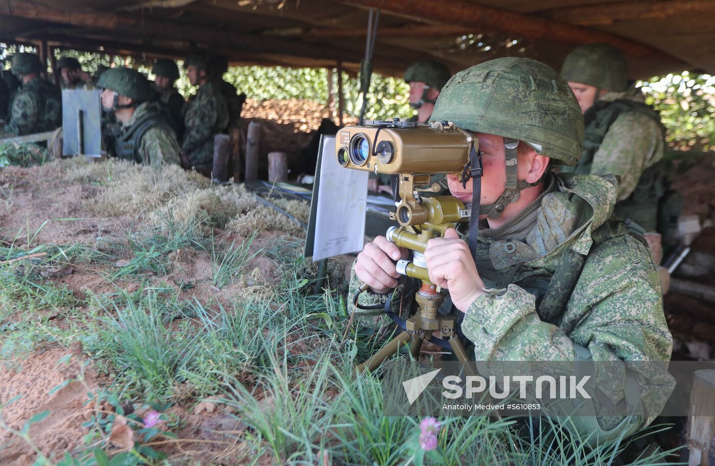 Russian-Serbian military drill in Leningrad Region