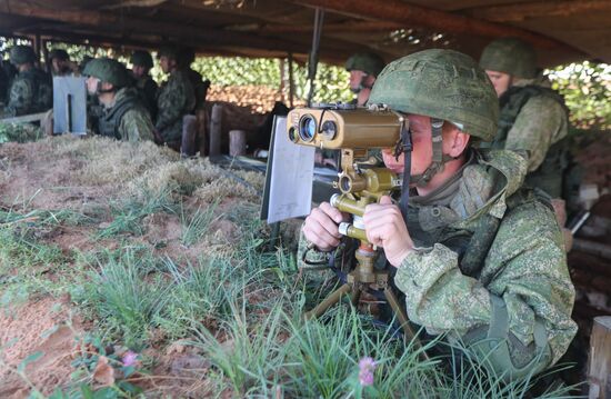 Russian-Serbian military drill in Leningrad Region