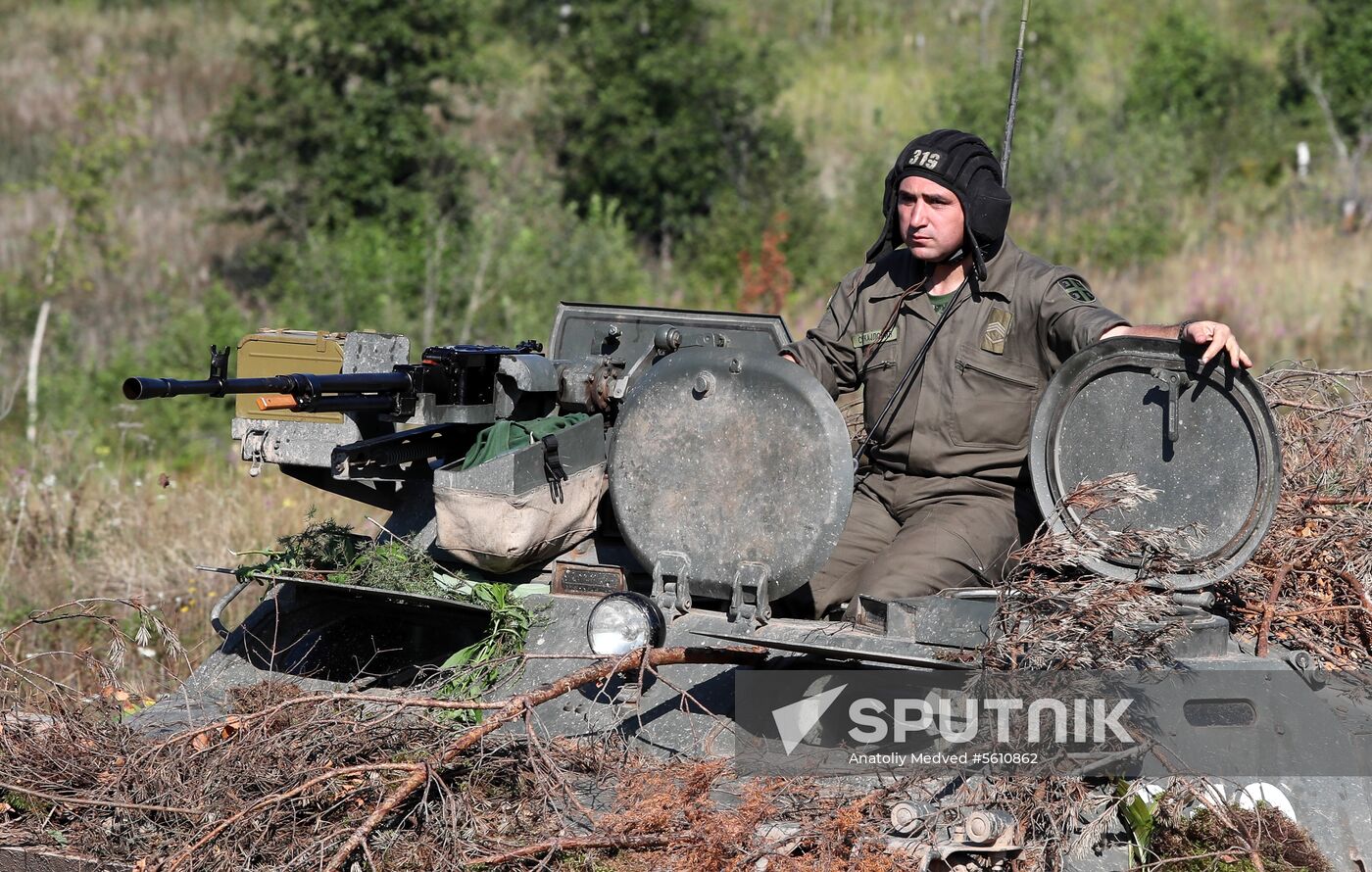 Russian-Serbian military drill in Leningrad Region