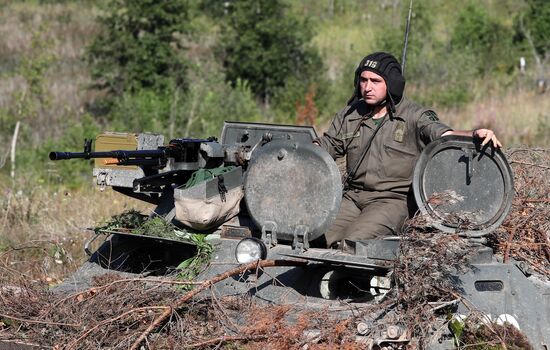 Russian-Serbian military drill in Leningrad Region