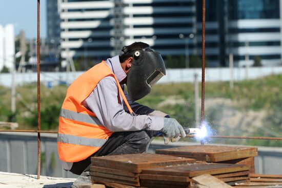 Grozny Mall under construction