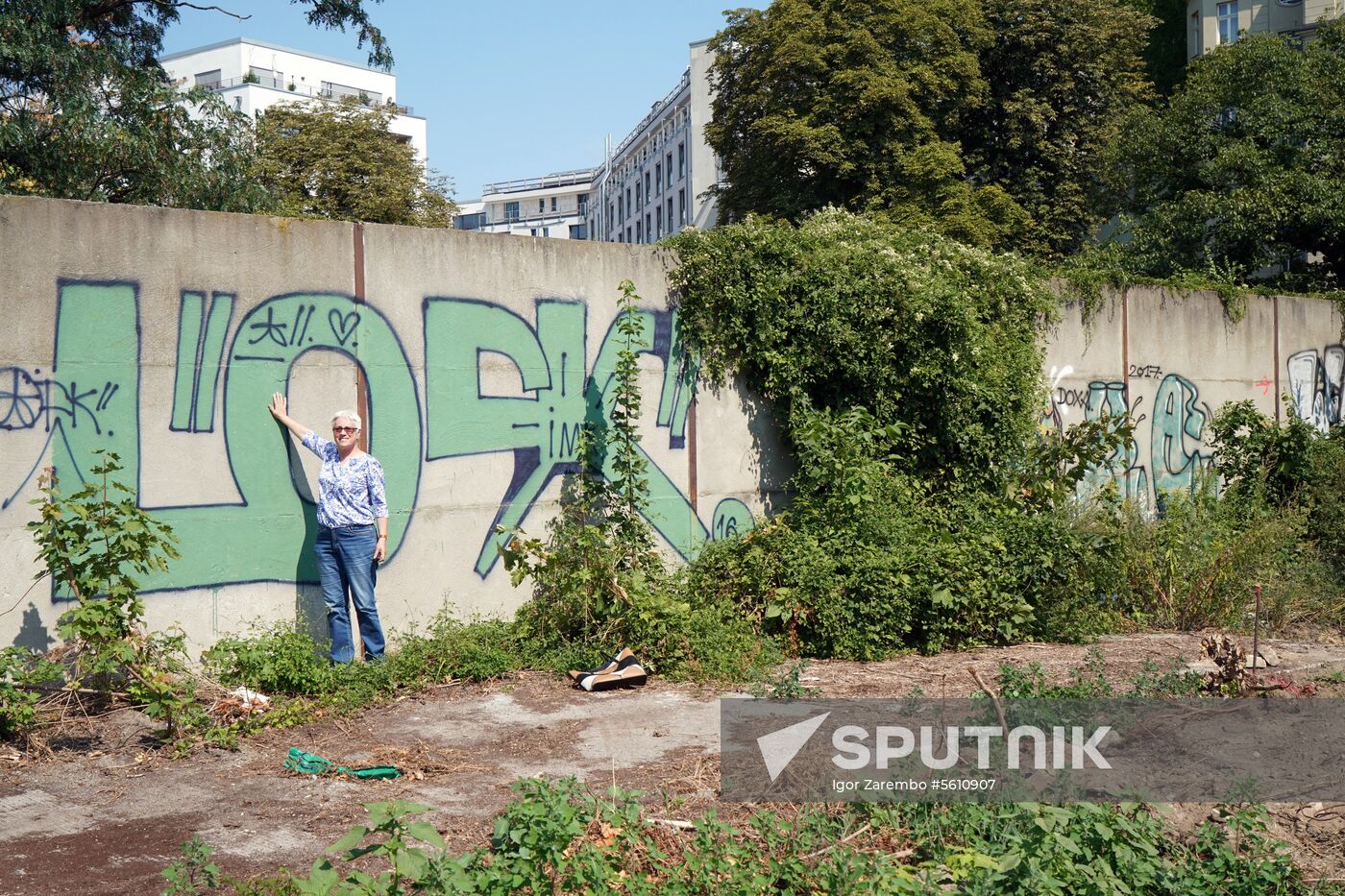Forlorn section of Berlin Wall re-discovered in Germany