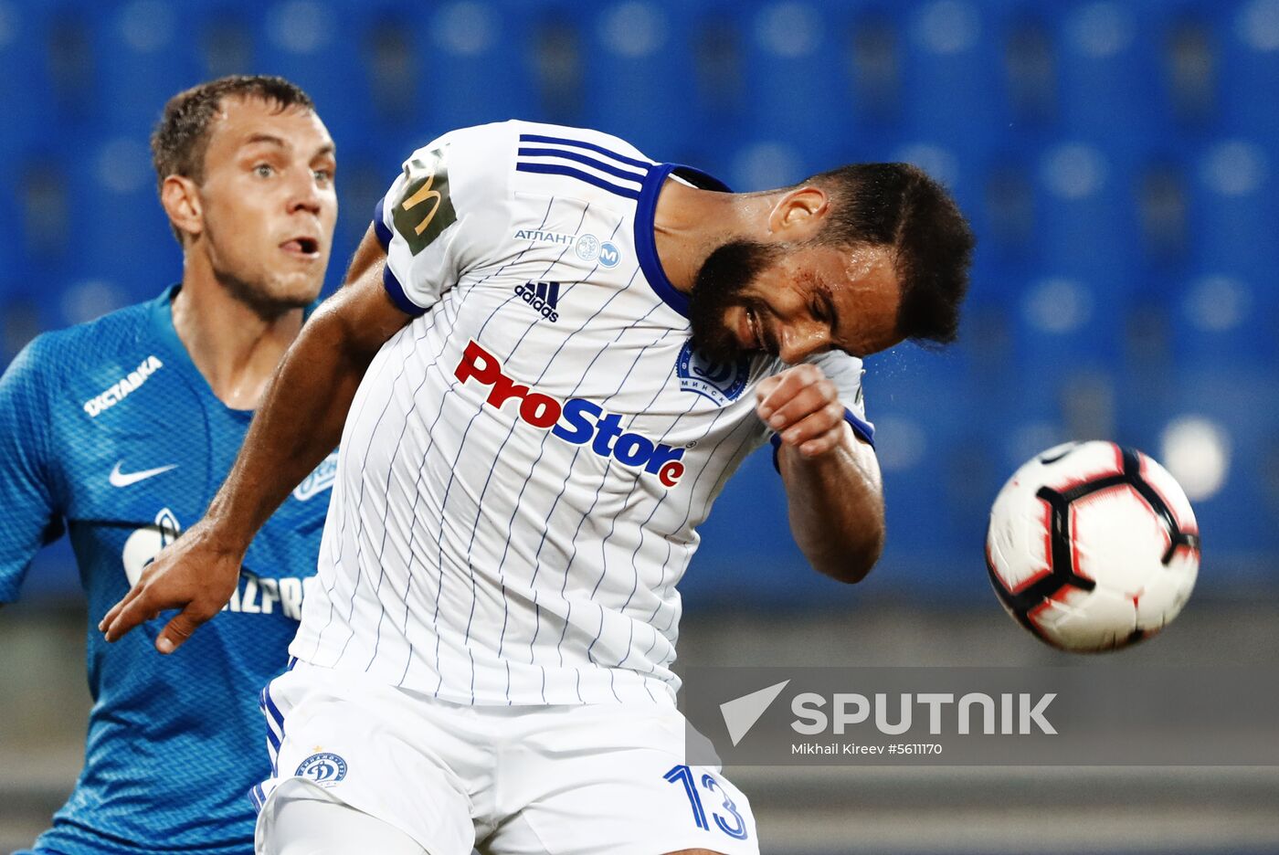 Football. UEFA Europa League. Zenit vs. Dynamo Minsk