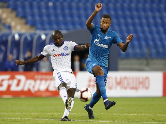 Football. UEFA Europa League. Zenit vs. Dynamo Minsk