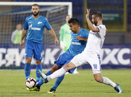 Football. UEFA Europa League. Zenit vs. Dynamo Minsk