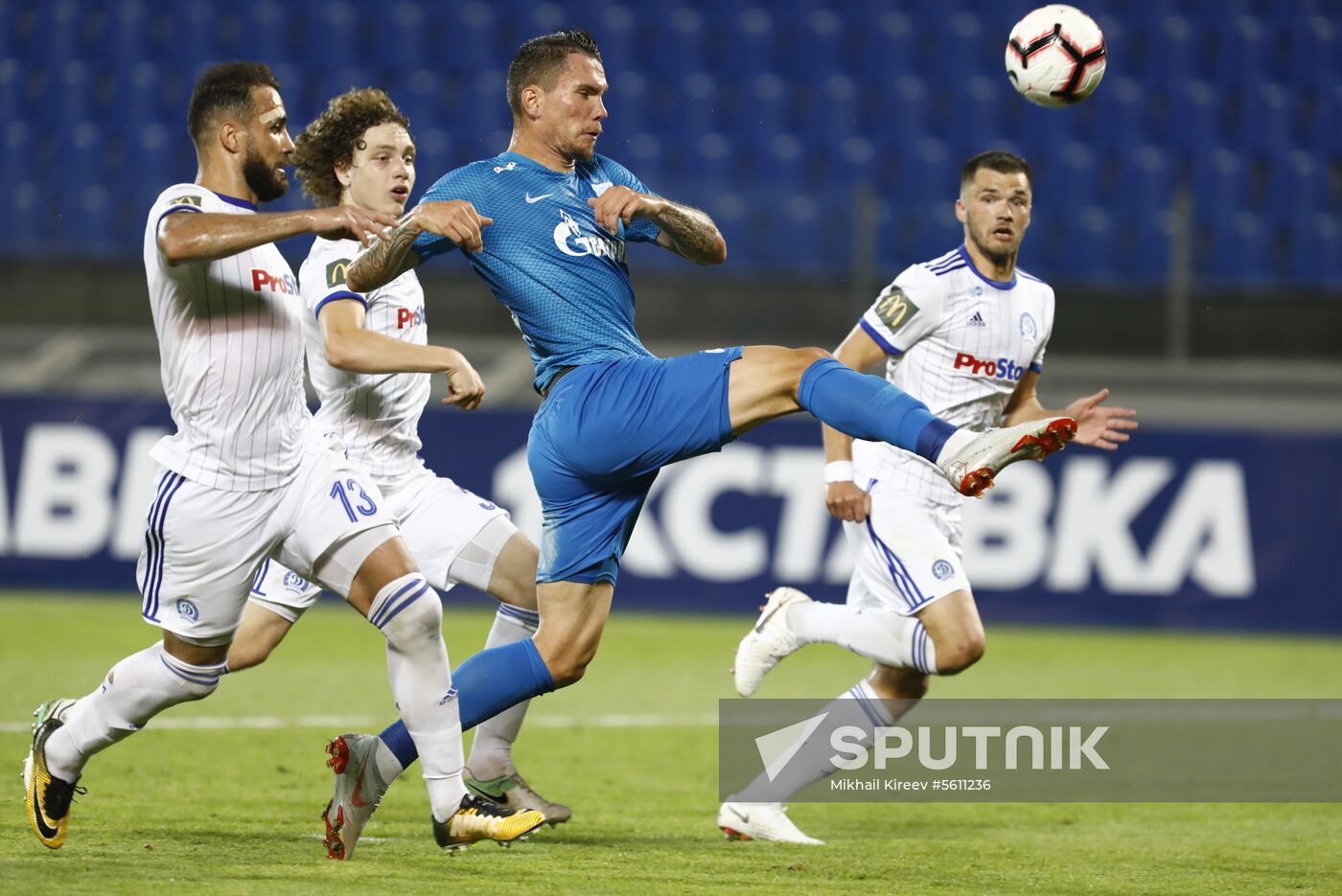 Football. UEFA Europa League. Zenit vs. Dynamo Minsk