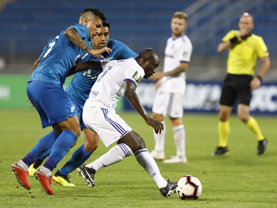 Football. UEFA Europa League. Zenit vs. Dynamo Minsk