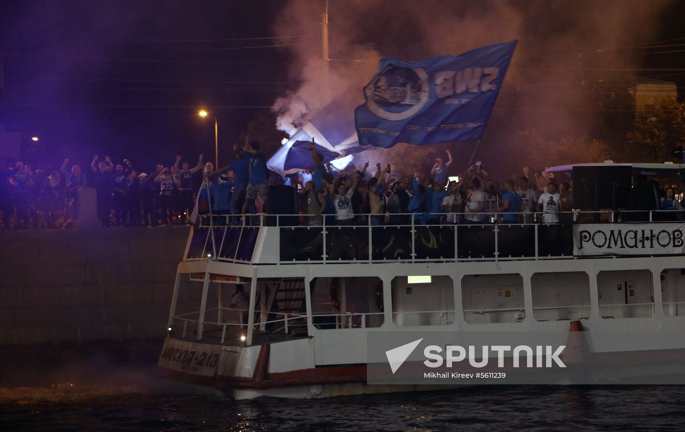 Football. UEFA Europa League. Zenit vs. Dynamo Minsk