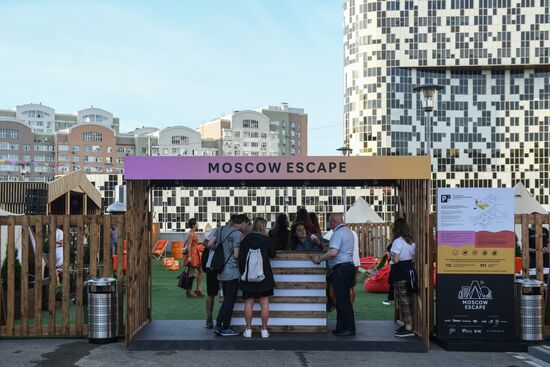 Glamping on Aviapark Mall's roof