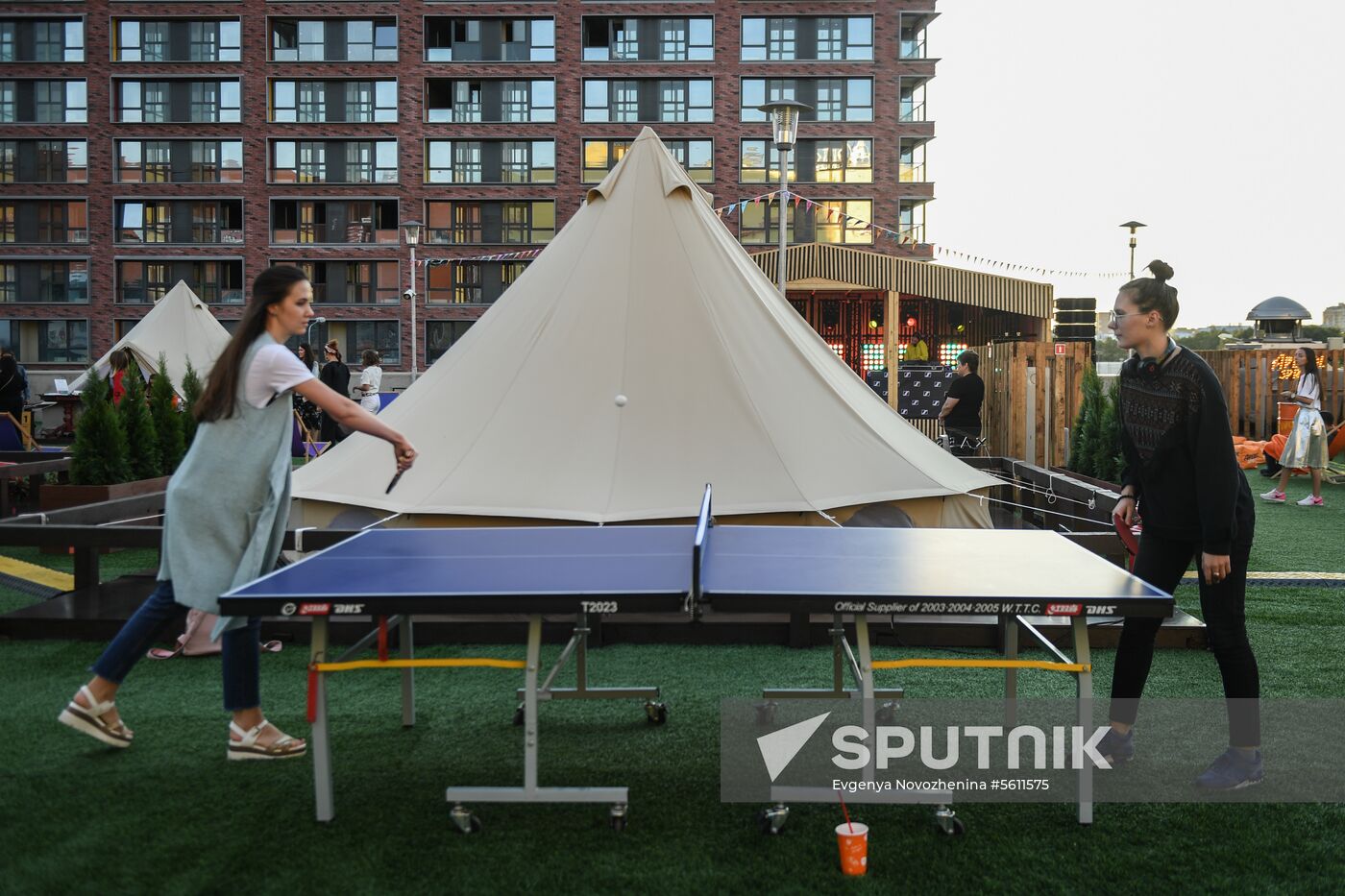 Glamping on Aviapark Mall's roof