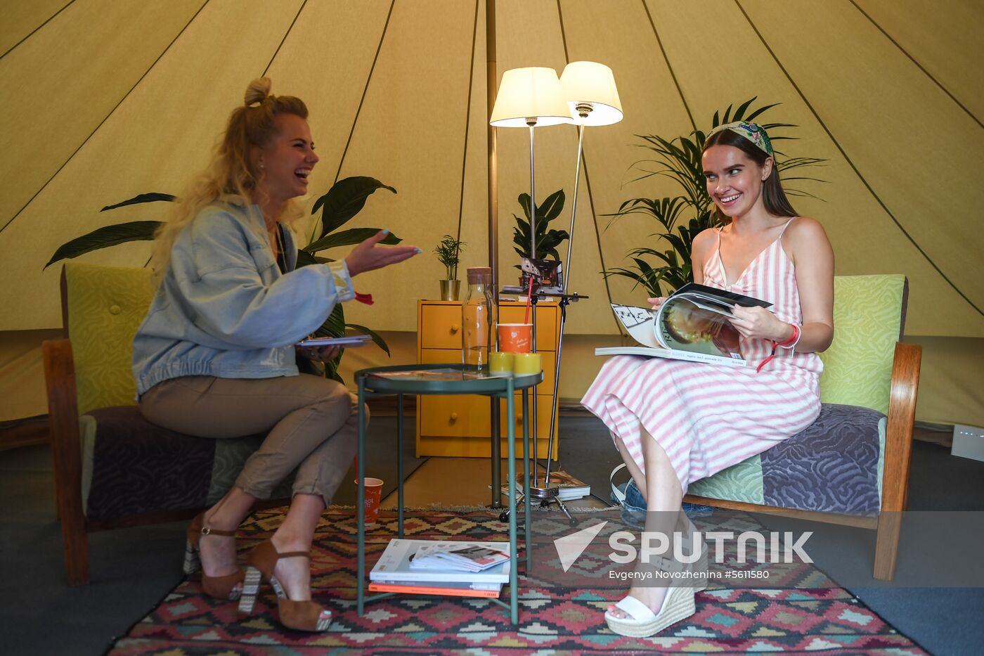 Glamping on Aviapark Mall's roof