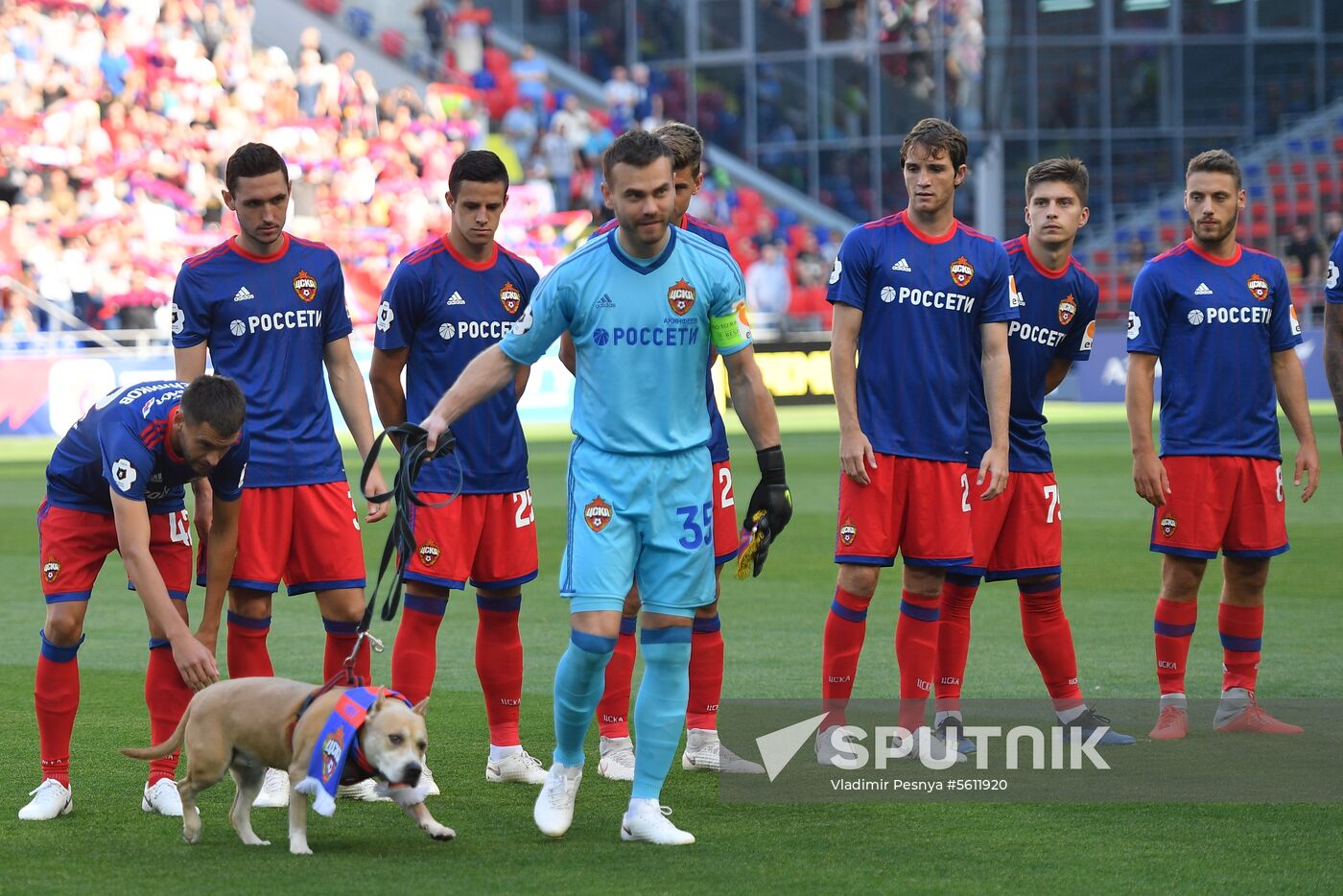 Football. Russian Premier League. CSKA vs. Arsenal
