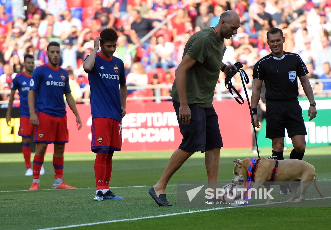 Football. Russian Premier League. CSKA vs. Arsenal