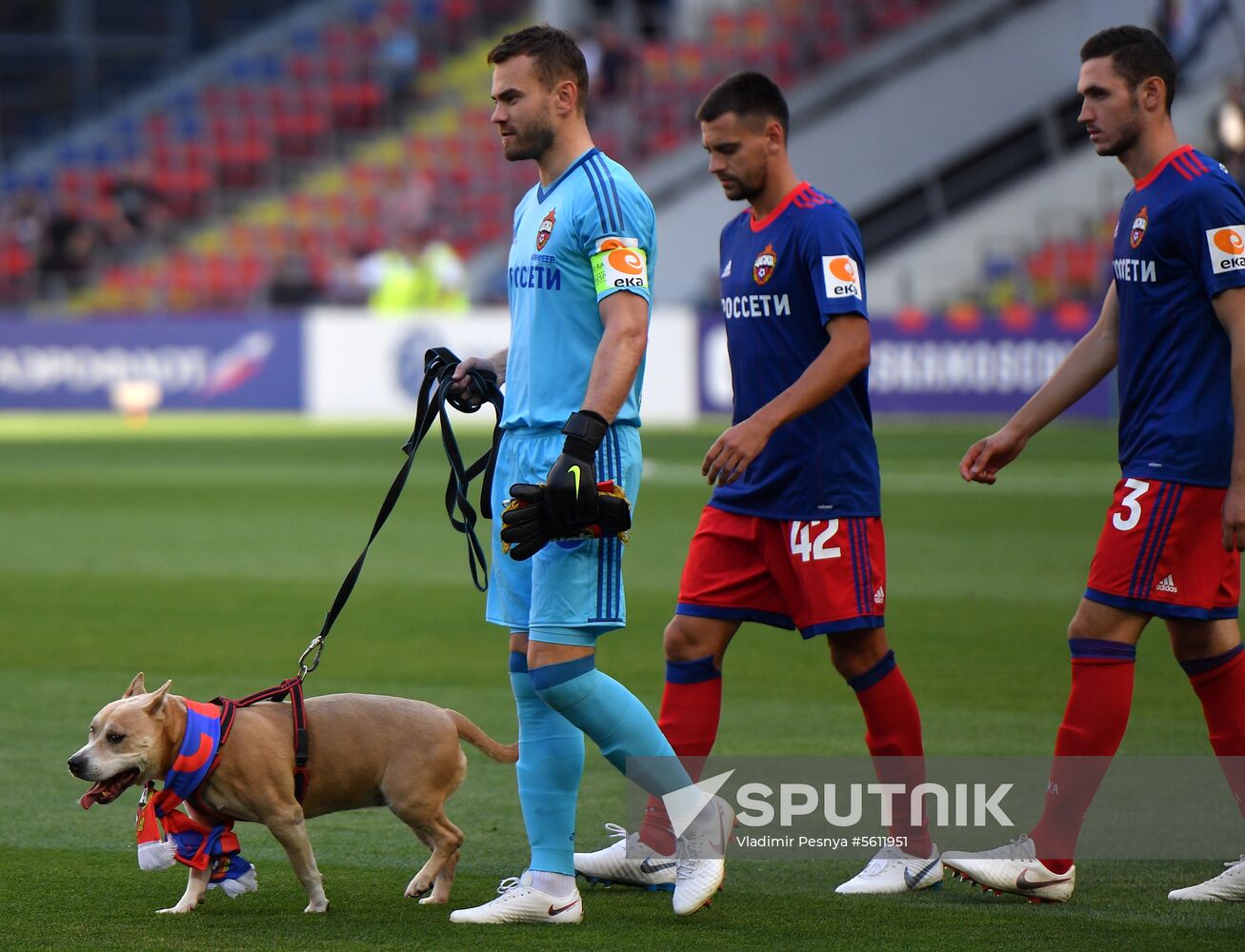 Football. Russian Premier League. CSKA vs. Arsenal