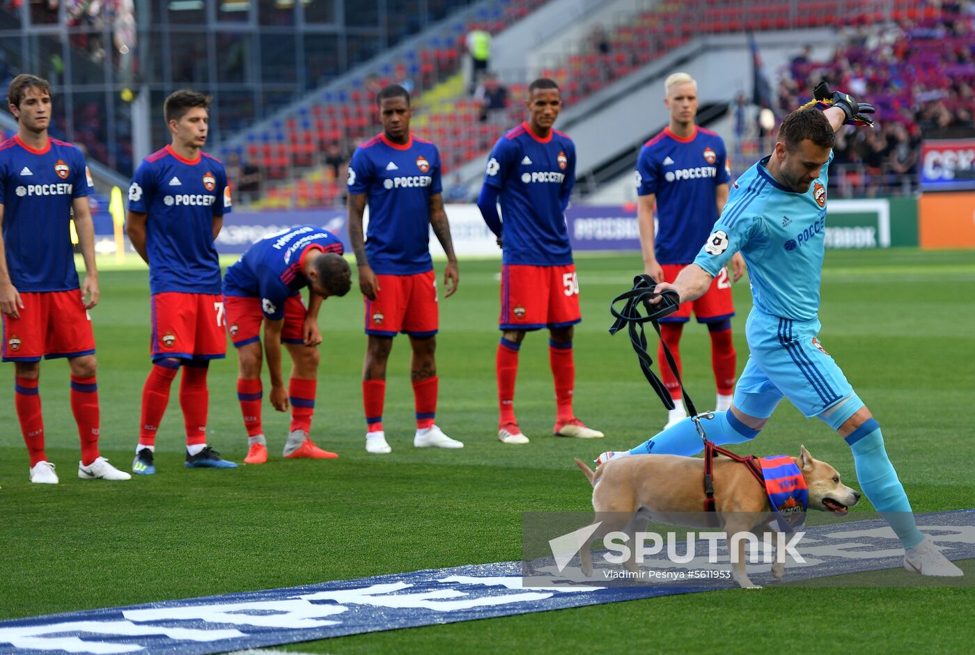 Football. Russian Premier League. CSKA vs. Arsenal