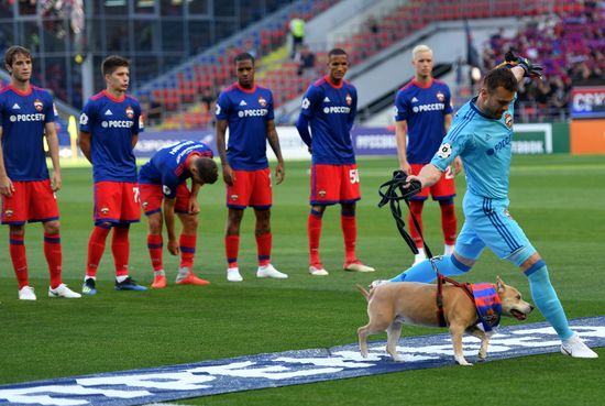 Football. Russian Premier League. CSKA vs. Arsenal