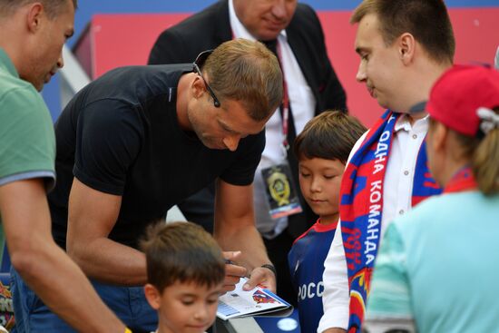 Football. Russian Premier League. CSKA vs. Arsenal