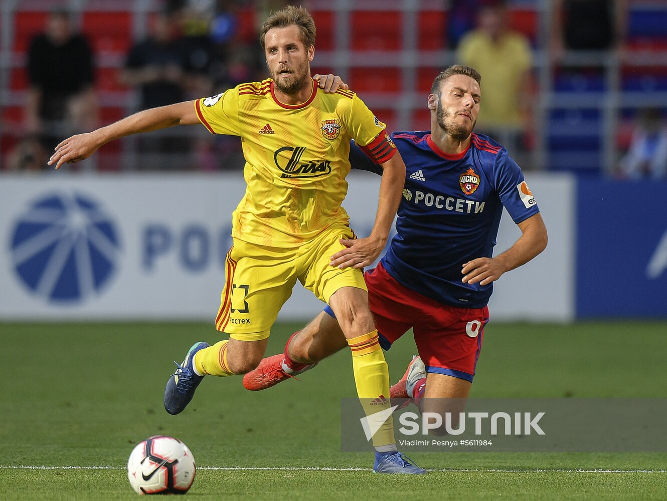 Football. Russian Premier League. CSKA vs. Arsenal