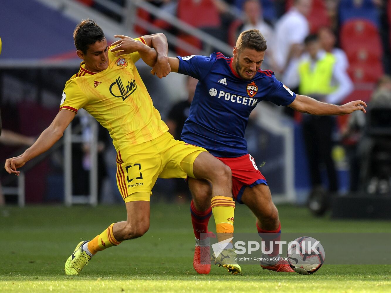 Football. Russian Premier League. CSKA vs. Arsenal