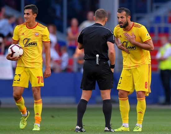 Football. Russian Premier League. CSKA vs. Arsenal