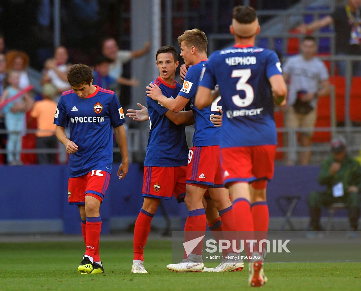 Football. Russian Premier League. CSKA vs. Arsenal