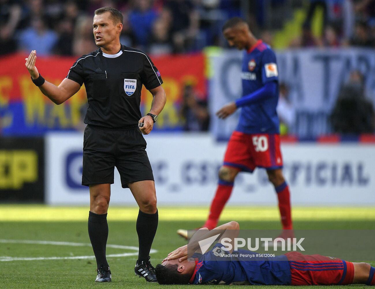 Football. Russian Premier League. CSKA vs. Arsenal