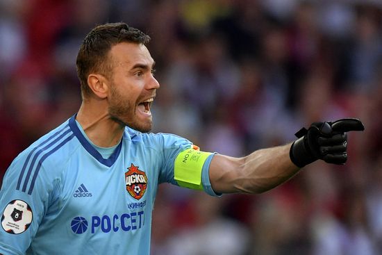 Football. Russian Premier League. CSKA vs. Arsenal