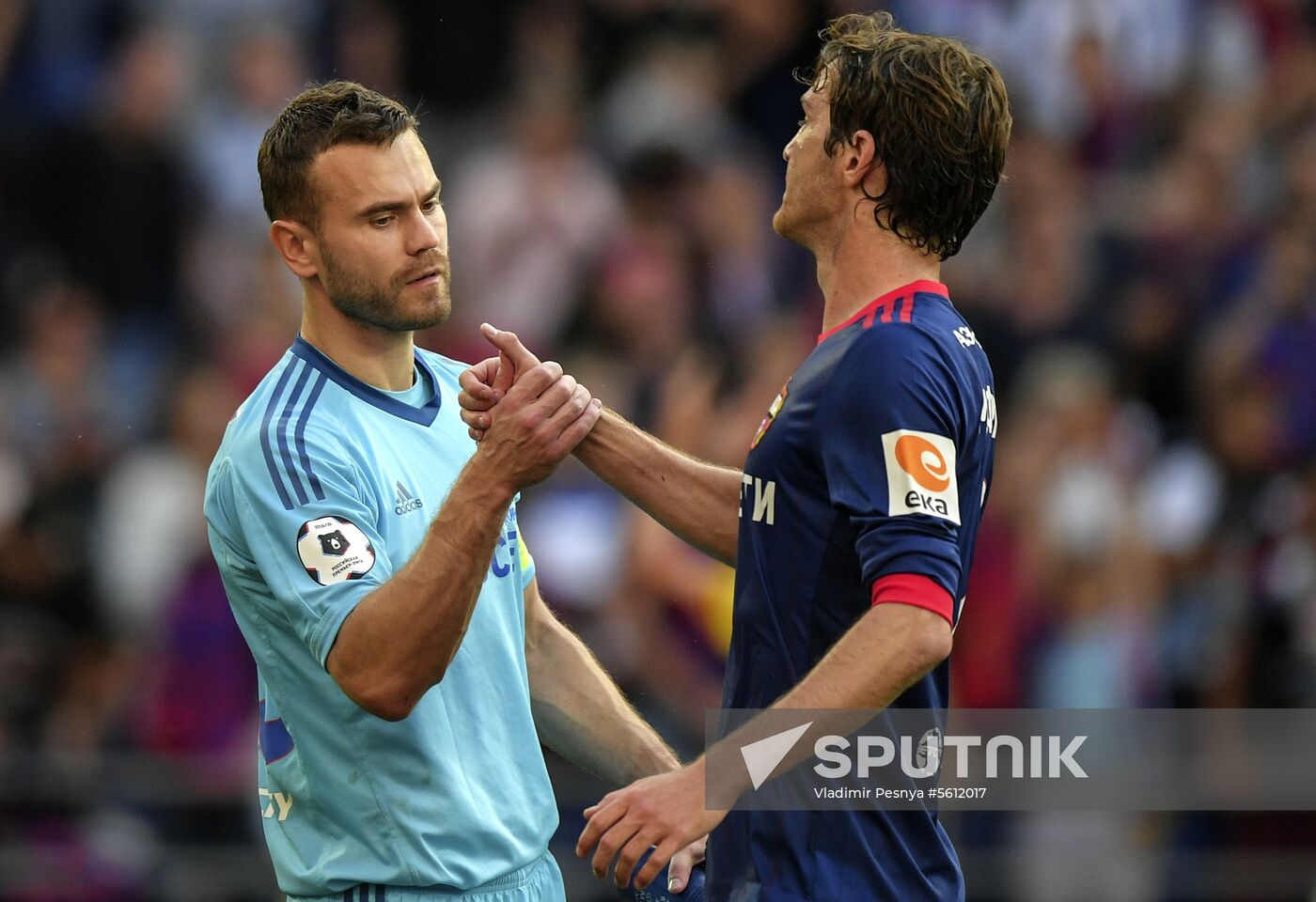 Football. Russian Premier League. CSKA vs. Arsenal
