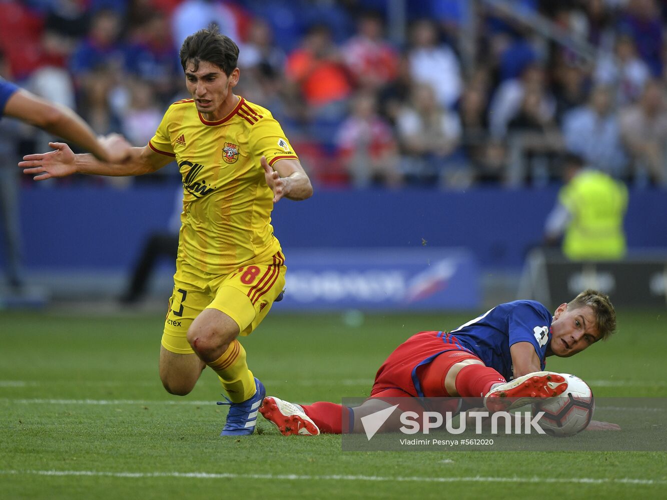 Football. Russian Premier League. CSKA vs. Arsenal