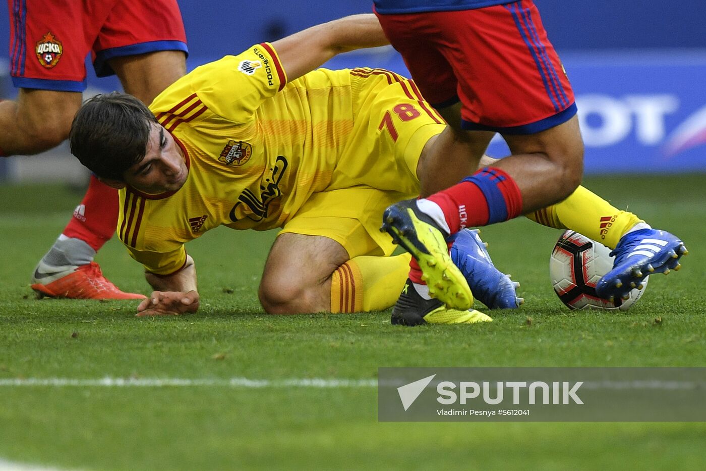 Football. Russian Premier League. CSKA vs. Arsenal