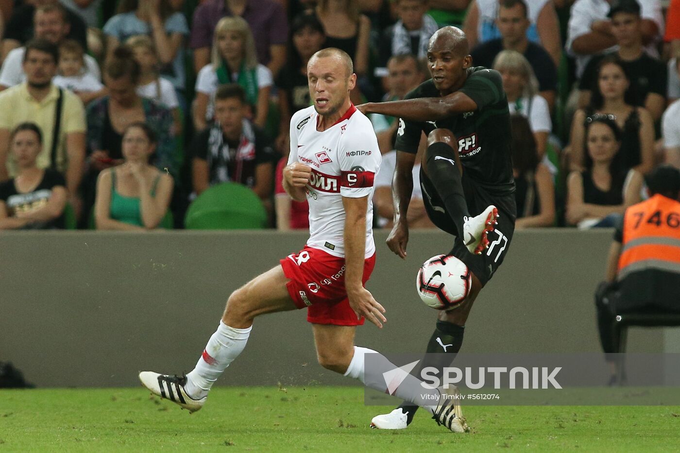 Football. Russian Premier League. Krasnodar vs. Spartak