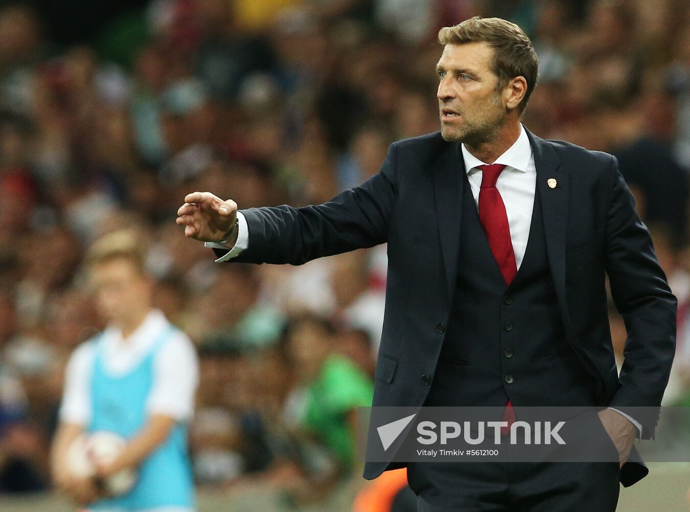 Football. Russian Premier League. Krasnodar vs. Spartak