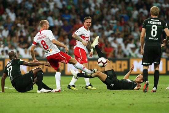 Football. Russian Premier League. Krasnodar vs. Spartak