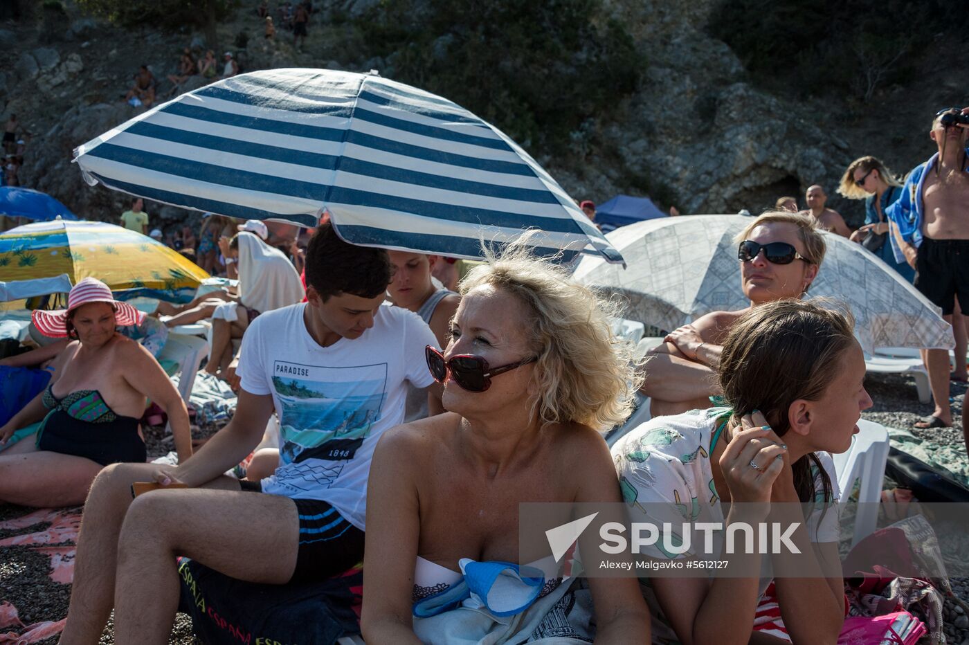 Freerate Cliff Diving World Cup international tournament in Crimea