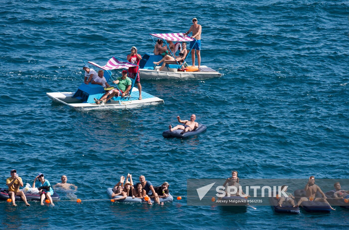 Freerate Cliff Diving World Cup international tournament in Crimea